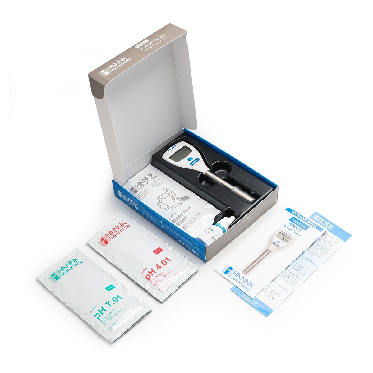 HI981031 beer pH meter box