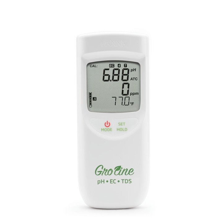 HI9814 GroLine Waterproof Portable pH/EC/TDS Meter